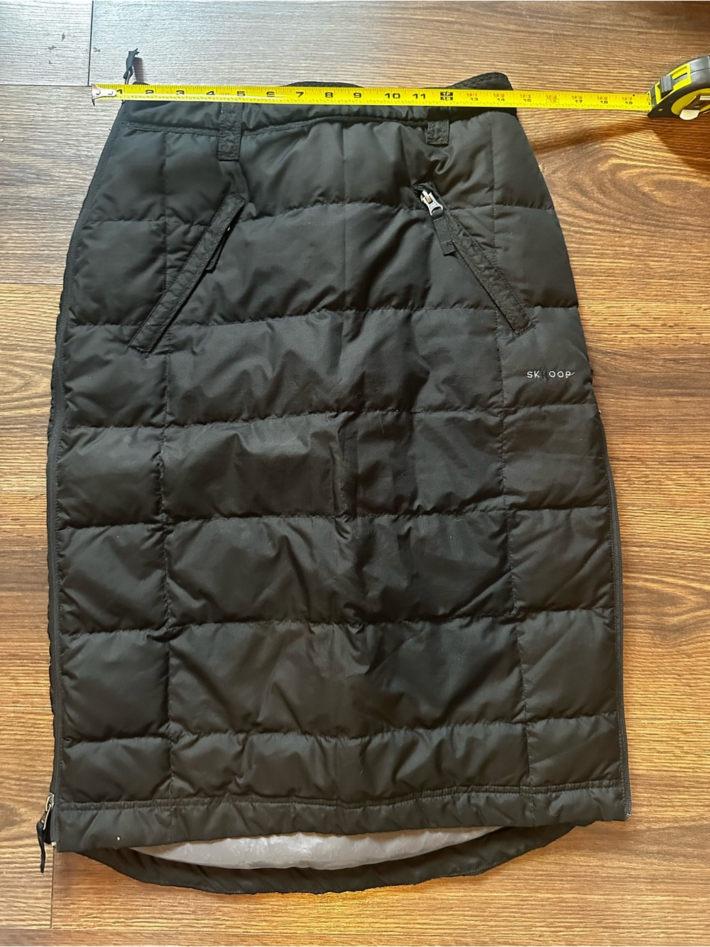 Skhoop Women's Black Quilted Puffer Skirt